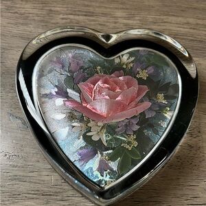 Via Vermont English Glass Paperweight Made in United Kingdom